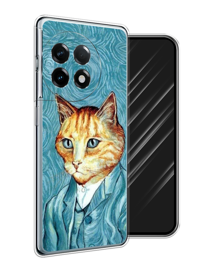 

Чехол Awog на OnePlus 11R "Кот Ван Гог", Голубой;коричневый, 154150-1
