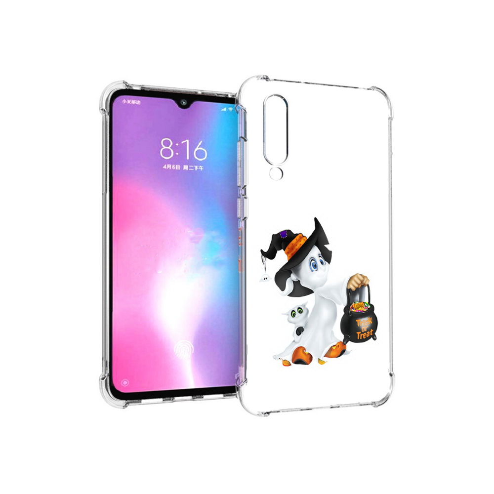 

Чехол MyPads Tocco для Xiaomi Mi CC9 Маленький призрак (PT134127.292.113), Прозрачный, Tocco