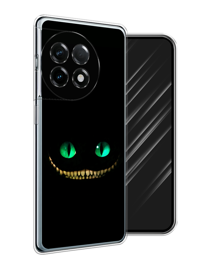 

Чехол Awog на OnePlus 11R "Зеленоглазый чеширский кот", Черный, 154150-1