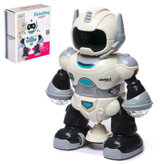 Робот Брейкер, световые и звуковые эффекты, работает от батареек, МИКС заводная игрушка дракоша световые эффекты а микс