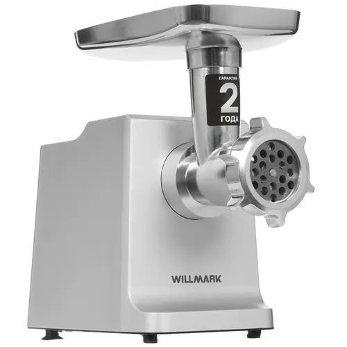 

Электромясорубка WILLMARK WMG-3080S 1500 Вт серебристый, WMG-3080S