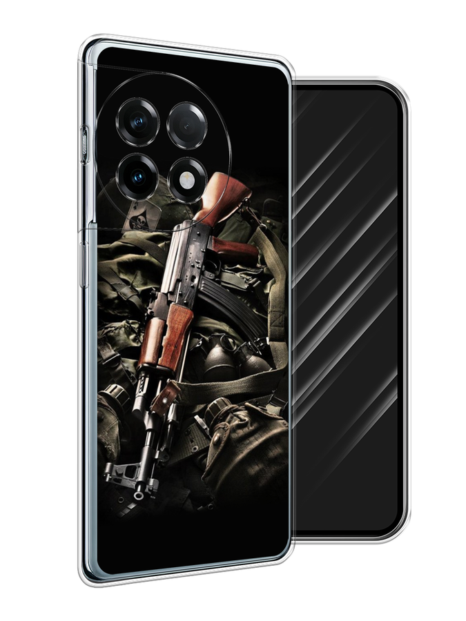 

Чехол Awog на OnePlus 11R "Автомат", Черный;коричневый;серый, 154150-1