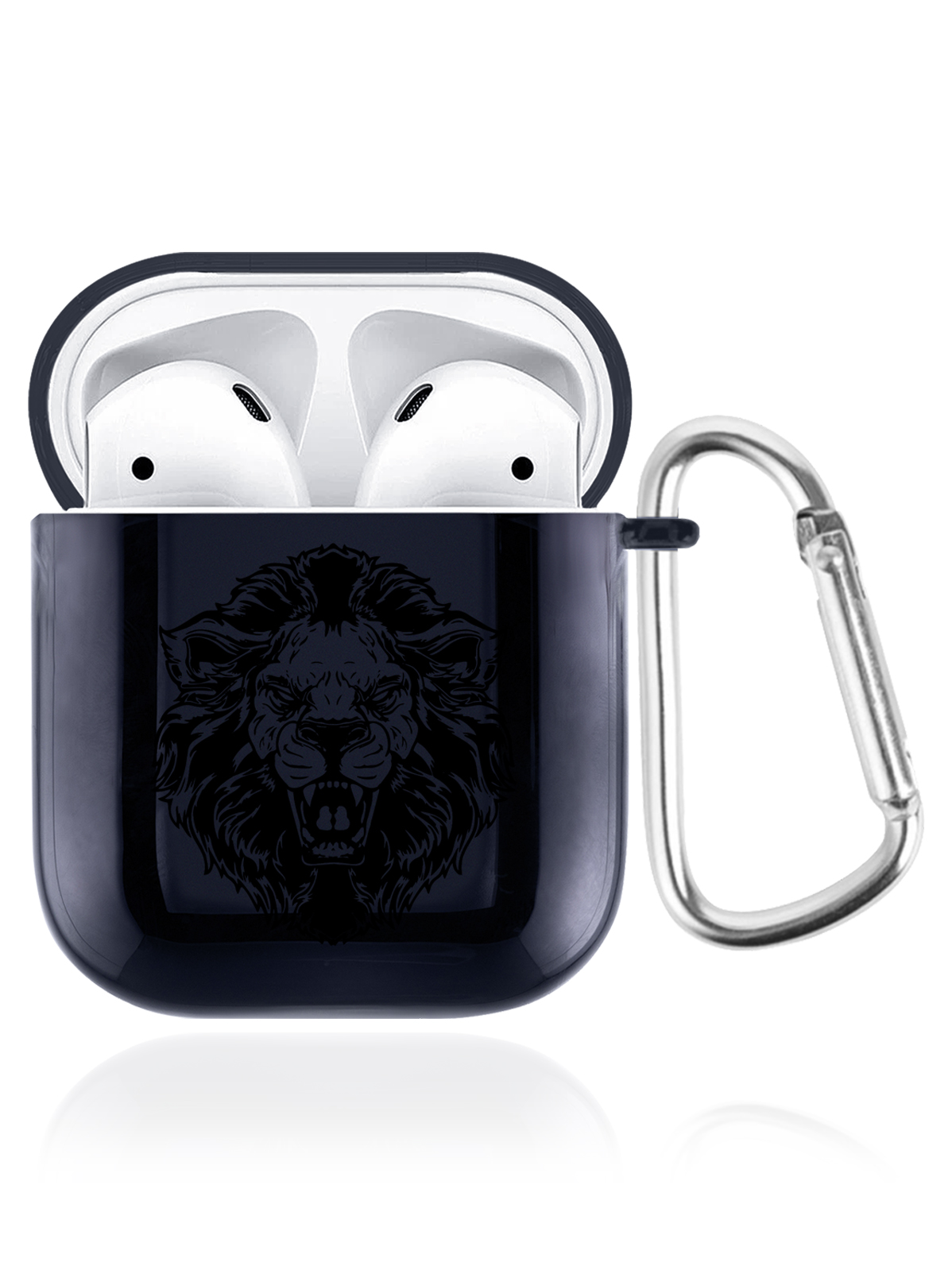 

Чехол MustHaveCase для Apple AirPods Король Лев черный, Чехол Apple AirPods Король Лев
