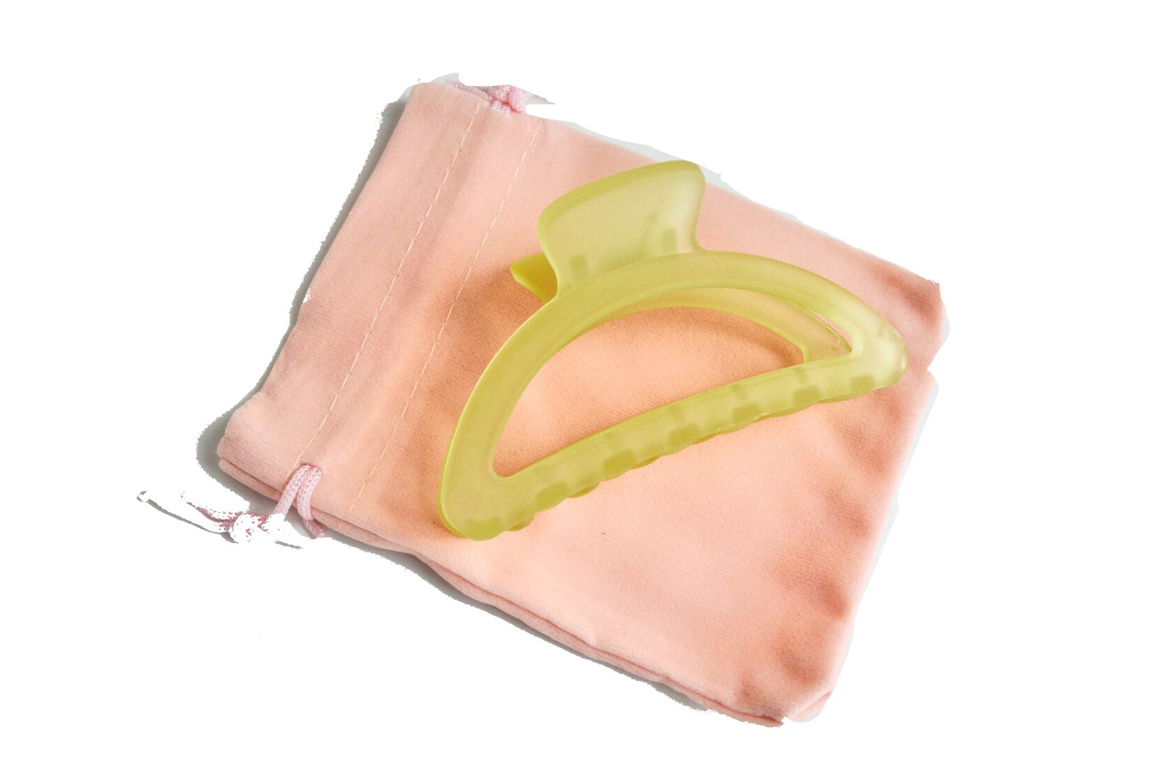 

Заколка для волос краб желтый К04