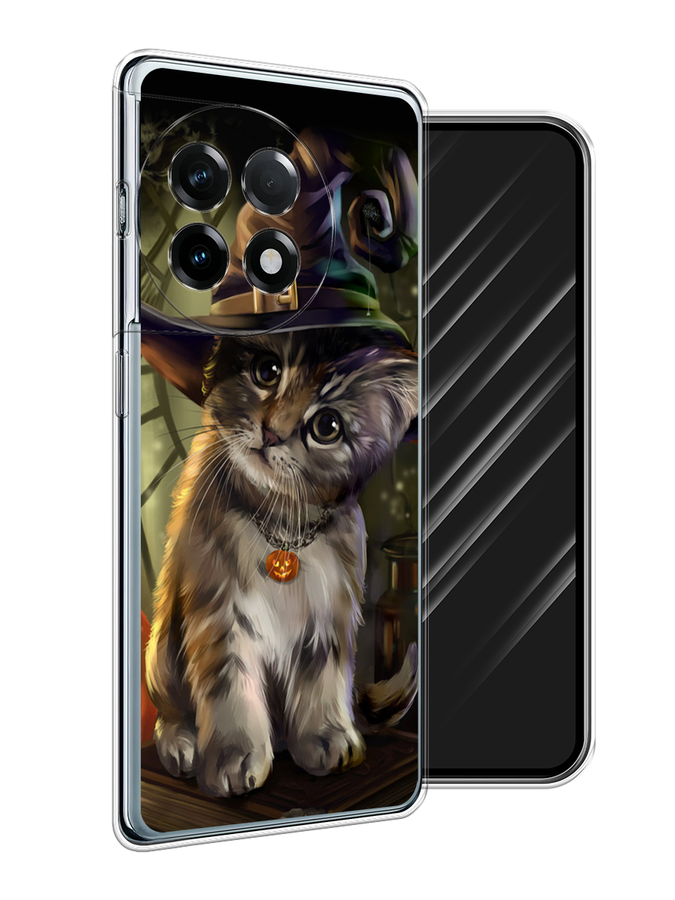 

Чехол Awog на OnePlus 11R "Кот на Хэллоуин", Зеленый;серый, 154150-1