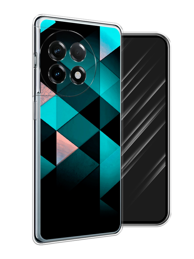 

Чехол Awog на OnePlus 11R "Геометрия 16", Бирюзовый;черный, 154150-1