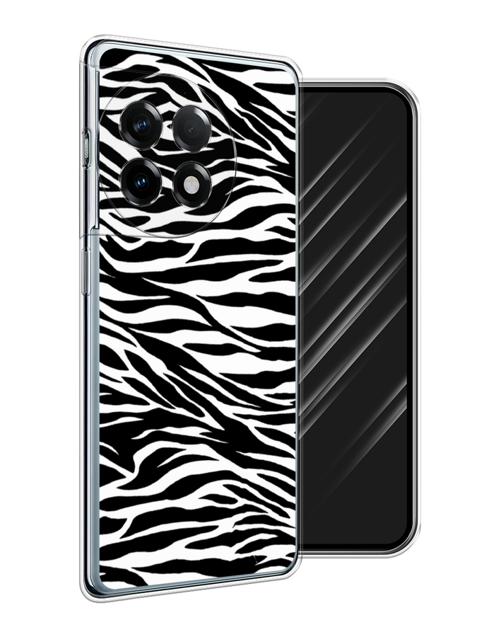 

Чехол Awog на OnePlus 11R "Принт зебра", Белый;серый;черный, 154150-1