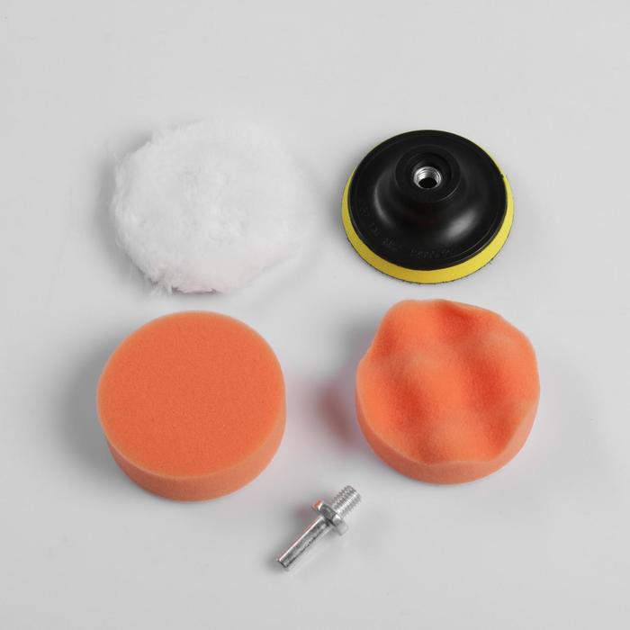 Круг для полировки TORSO, 75 мм, набор 5 предметов круг для полировки torso средней жесткости пластиковая фиксация м10 125 мм плоский