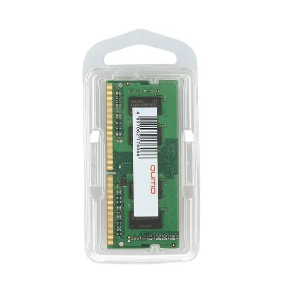 

Оперативная память QUMO QUM4S-8G3200P22 , DDR4 1x8Gb, 3200MHz, QUM4S-8G3200P22