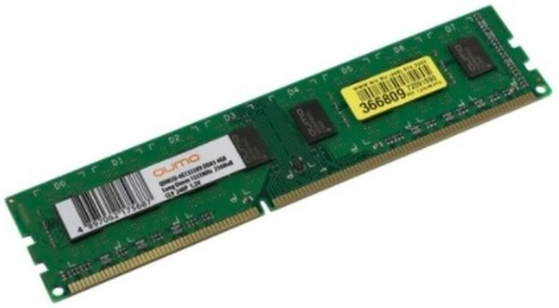 

Оперативная память QUMO (QUM3U-4G1333C9), DDR3 1x4Gb, 1333MHz