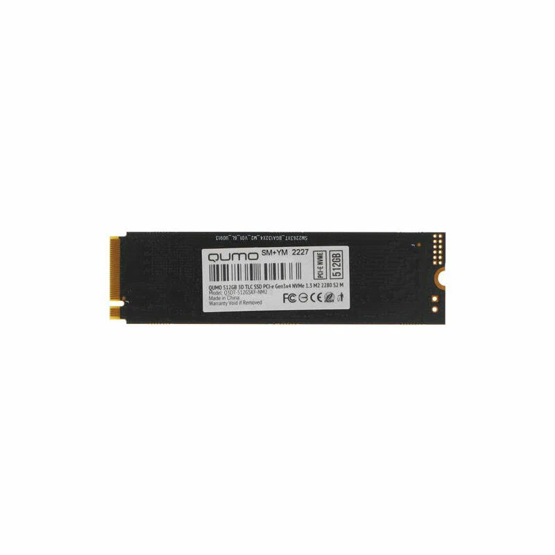 

SSD накопитель QUMO M.2 2280 512 ГБ (Q3DT-512GSKF-NM2)