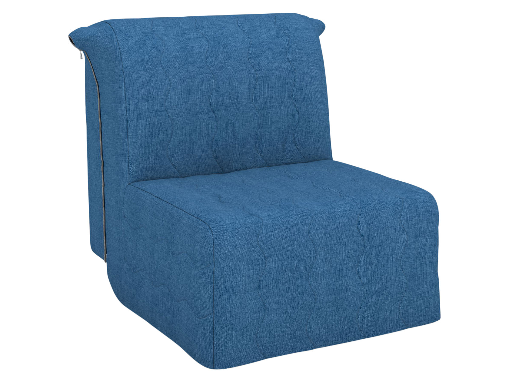 Кресло-кровать Первый Мебельный Нео Синий, рогожка
