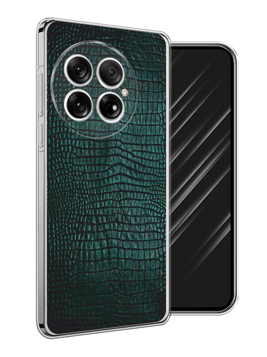 

Чехол Awog на OnePlus 13 "Черная змея", Черный;серый;голубой, 155350-1