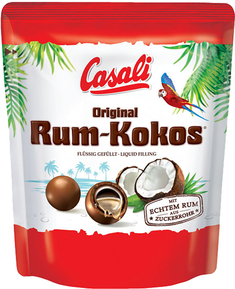 

Конфеты Casali Ром-кокос со вкусом ананаса в молочном шоколаде 175г