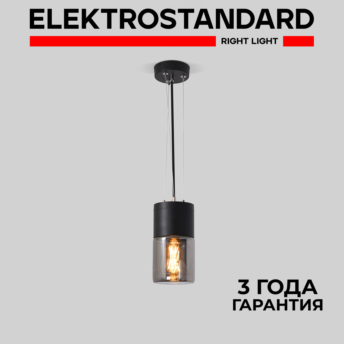 

Уличный подвесной светильник Elektrostandard Roil 35125/H Е27 IP54 черный/дымчатый, Roil