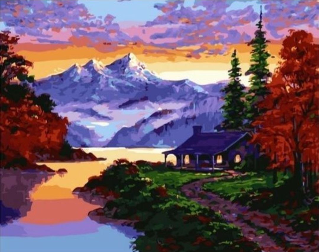 

Картина по номерам Paintboy "Красивый закат" холст на подрамнике 40х50 см, GX45135, Красивый закат