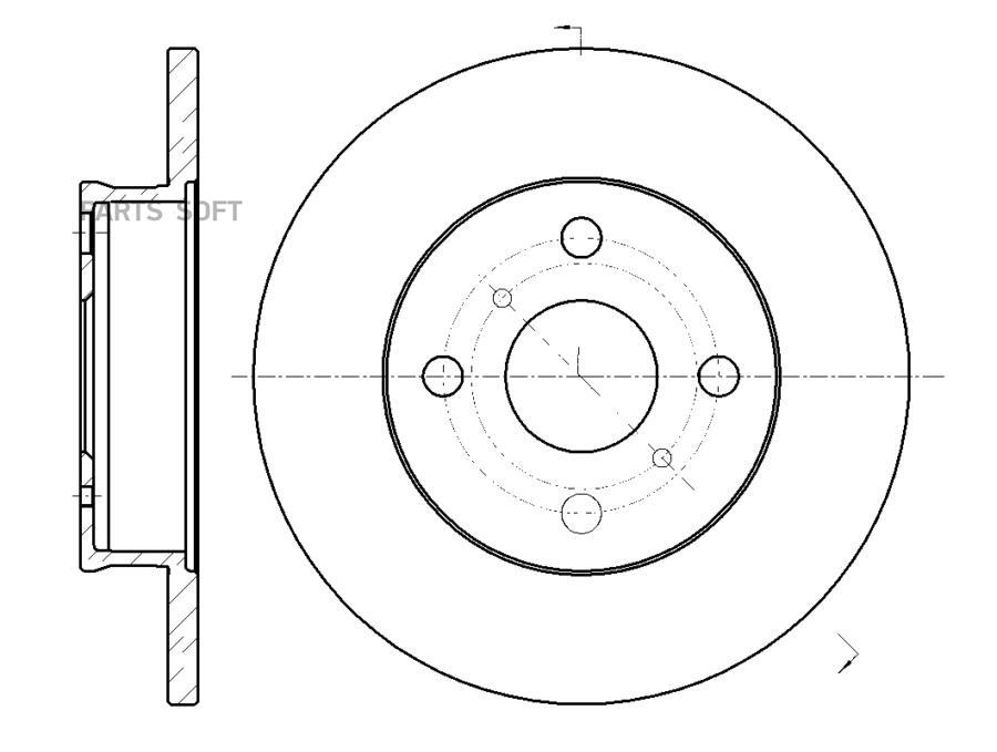 

Диск тормозной G-brake GR-01674