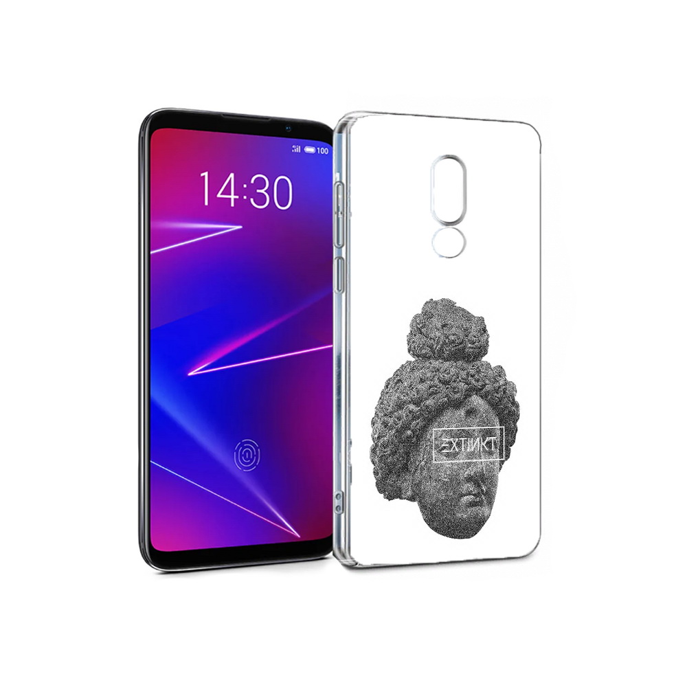 

Чехол MyPads Tocco для Meizu 16 каменное лицо девушки (PT136611.84.383), Прозрачный, Tocco