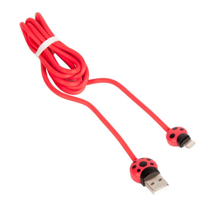 Кабель USB JOYROOM S-L124 для Lightning, 2.4A, длина 1.2м, красный