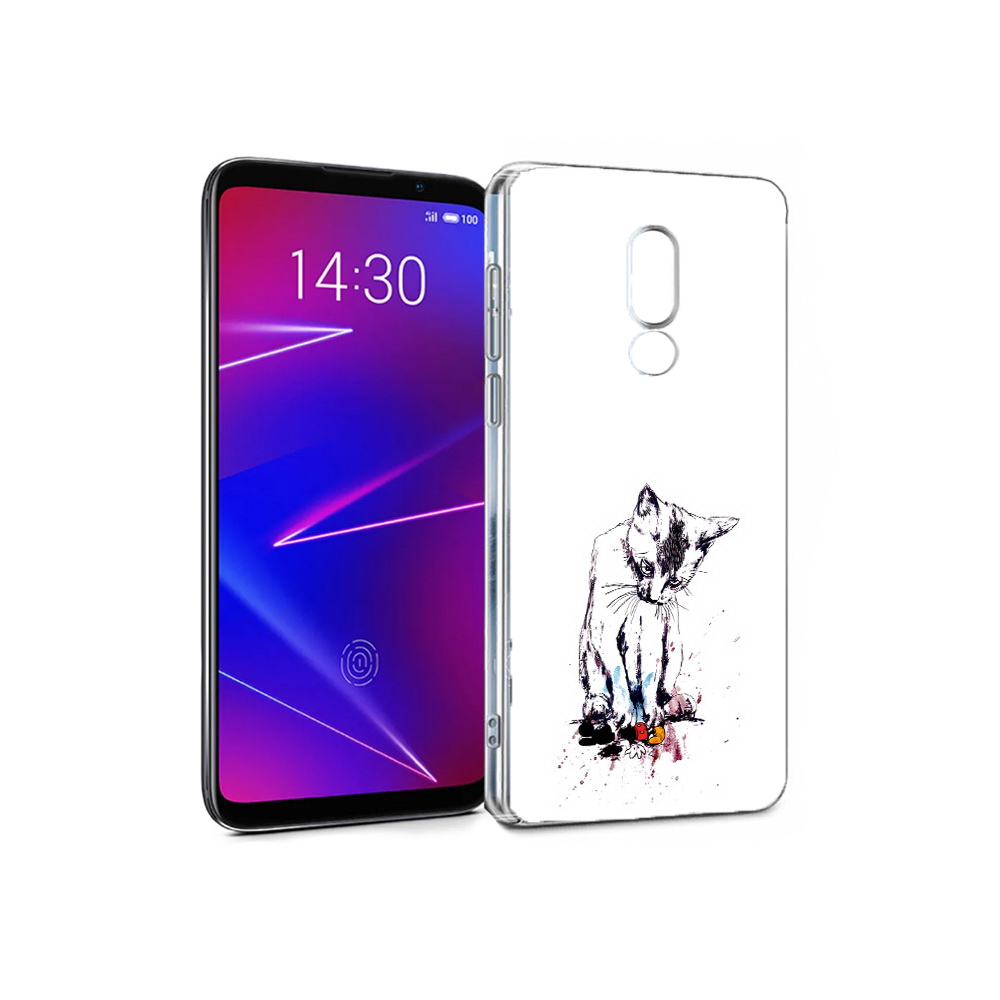 

Чехол MyPads Tocco для Meizu 16 кот и микки (PT136611.84.399), Прозрачный, Tocco