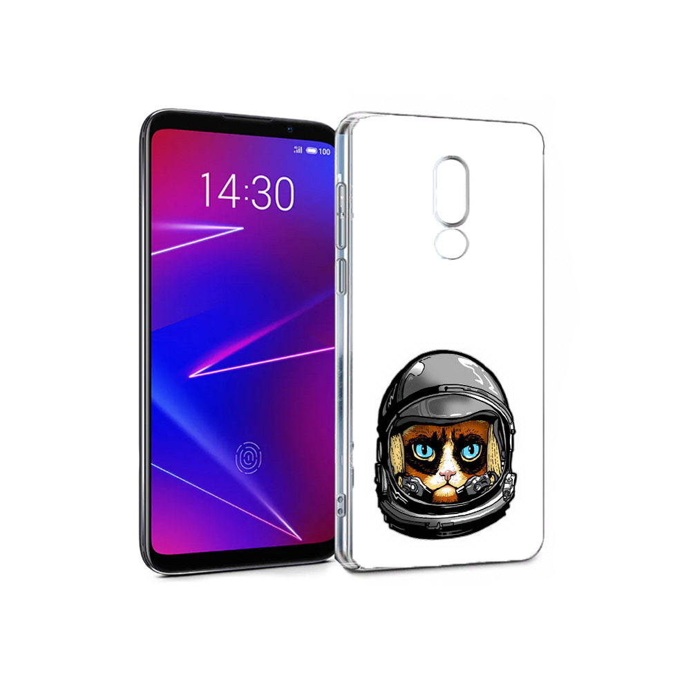 

Чехол MyPads Tocco для Meizu 16 кот космонавт (PT136611.84.400), Прозрачный, Tocco