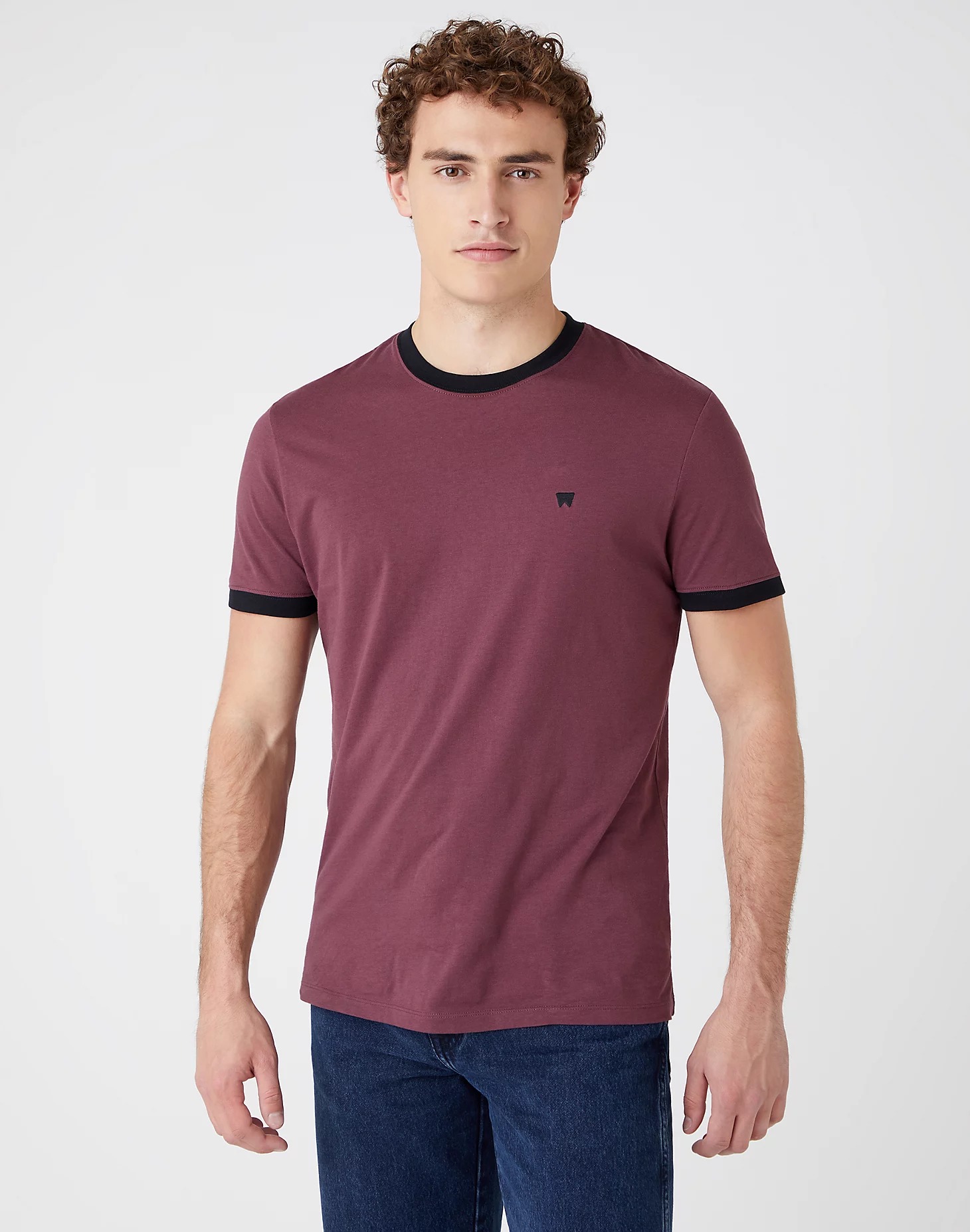 фото Футболка мужская wrangler w sign off tee фиолетовая m