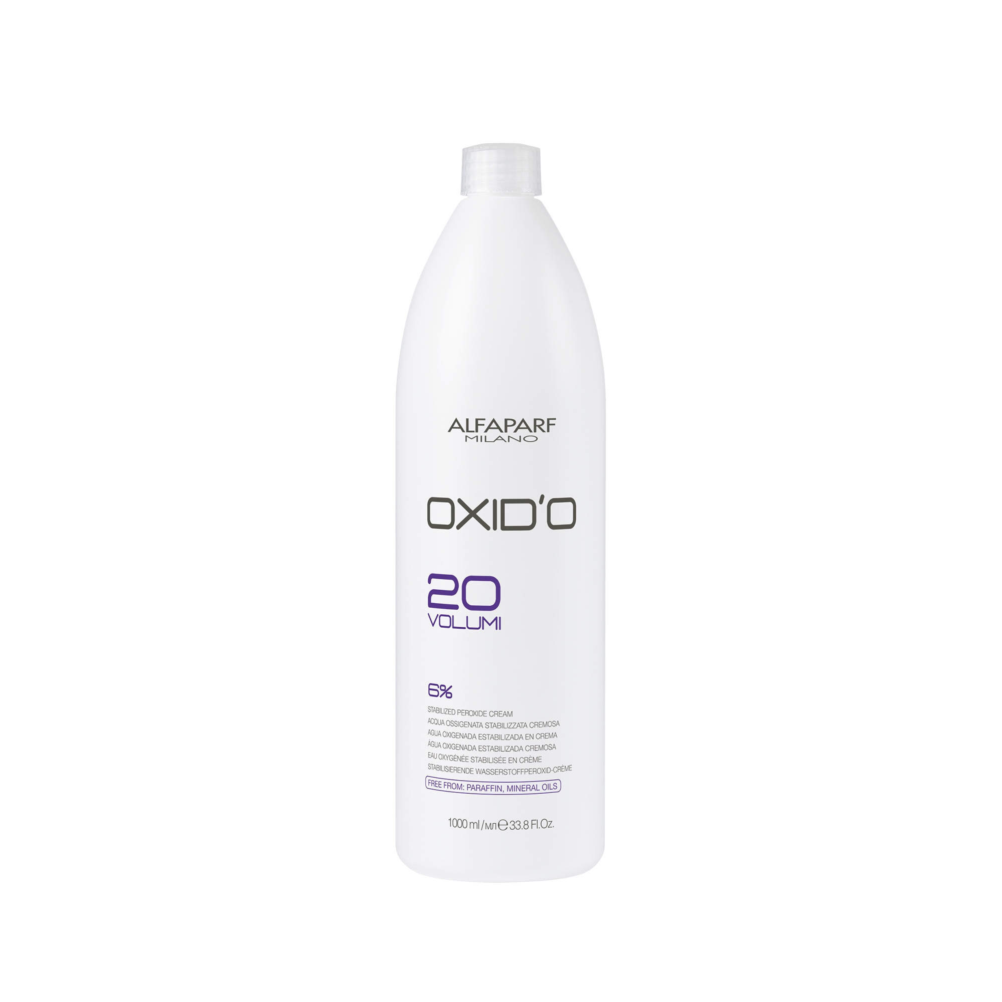 

Крем-окислитель AlfaParf 6% STABILIZED PEROXIDE CREAM FREE FROM OXID'O 1000 мл