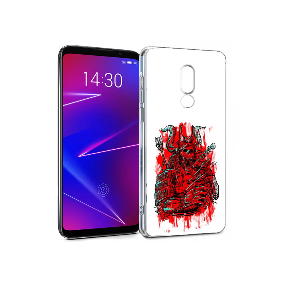 

Чехол MyPads Tocco для Meizu 16 красный скелет воин (PT136611.84.413), Прозрачный, Tocco