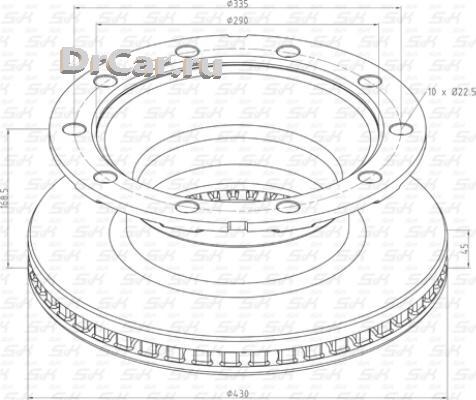

S&K Диск Тормозной S&K SK312003801