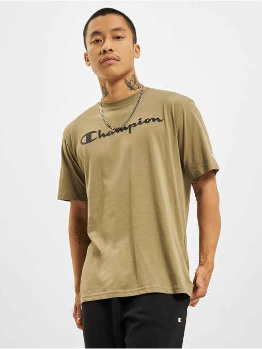 фото Футболка мужская champion legacy american classics crewneck t-shirt хаки l