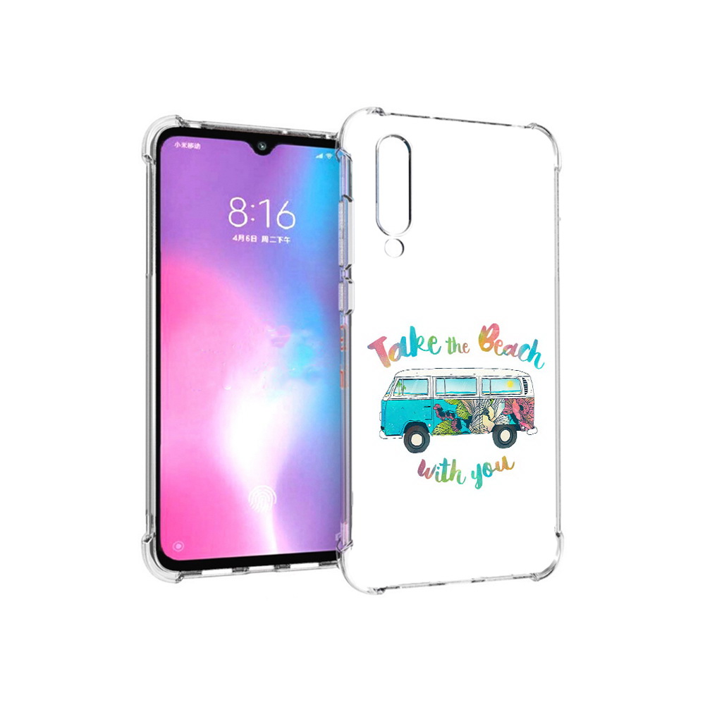 

Чехол MyPads Tocco для Xiaomi Mi CC9 Хиппи автобус (PT134127.292.190), Прозрачный, Tocco