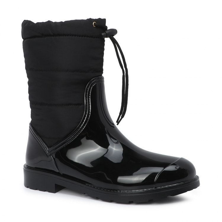 фото Женские резиновые сапоги tendance winter boots 395-1089 цв. черный 36 eu