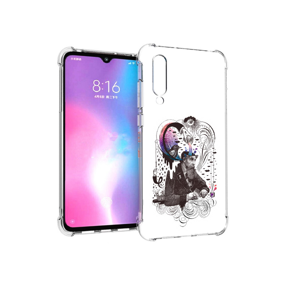

Чехол MyPads Tocco для Xiaomi Mi CC9 абстракция думающий мужчина (PT134127.292.210), Прозрачный, Tocco