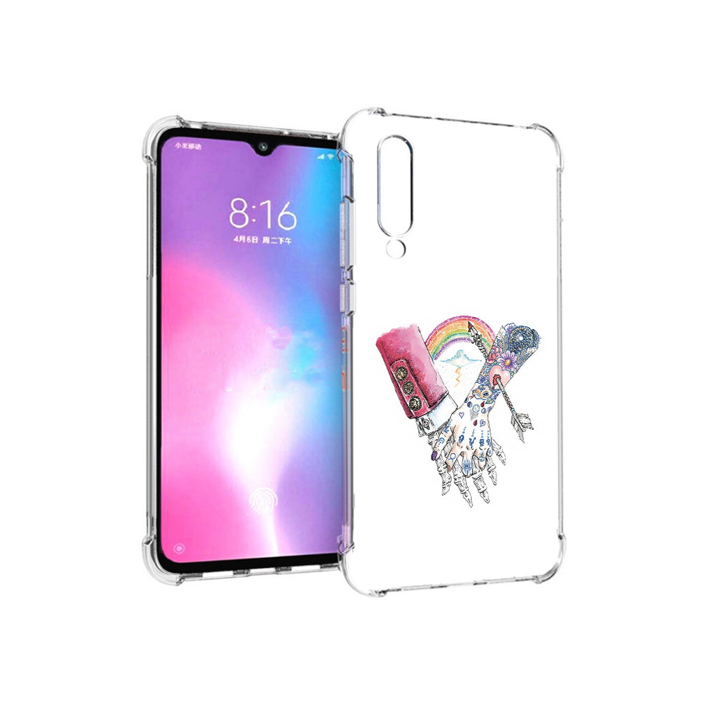 

Чехол MyPads Tocco для Xiaomi Mi CC9 абстракция руки в татуировках (PT134127.292.212), Прозрачный, Tocco