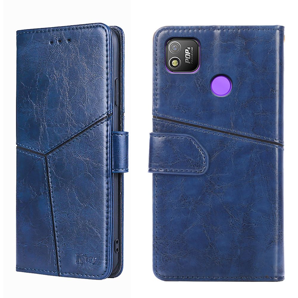 

Чехол MyPads для Tecno Pop 4 синий (242510)