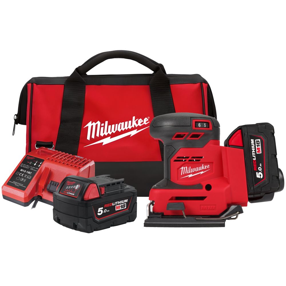 Аккумуляторная ленточная шлифмашина Milwaukee M18 BQSS-502B, 4933479967