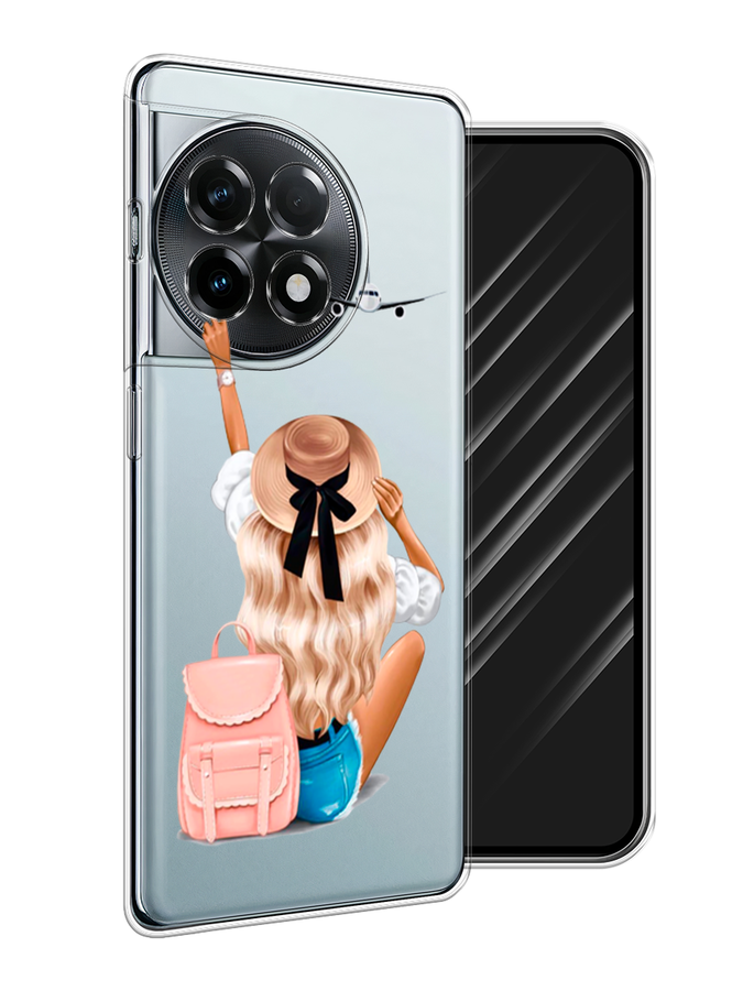 

Чехол Awog на OnePlus 11R "Автостопом самолетом", Бежевый;белый, 154150-1