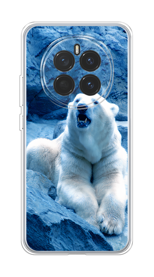 

Чехол на Honor Magic 7 Белый медведь, Голубой;белый, 6125550-1
