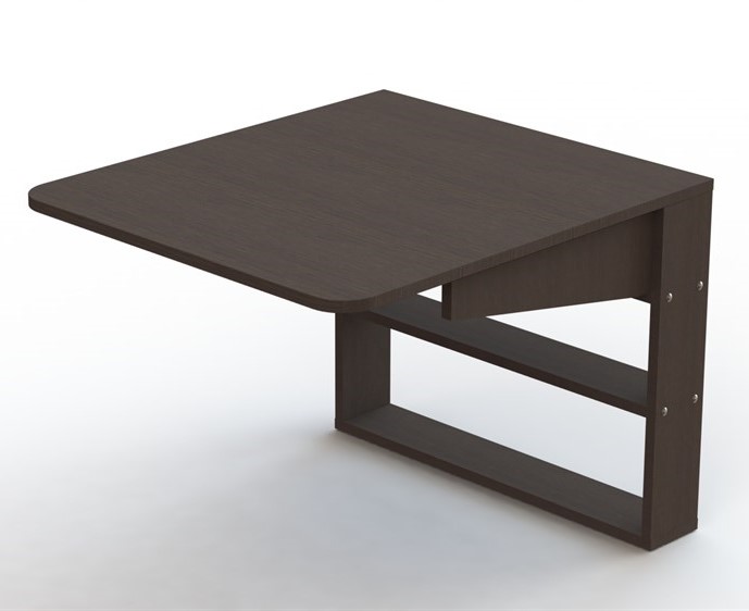 Откидной настенный стол Линия Мебели Томик-1 Венге