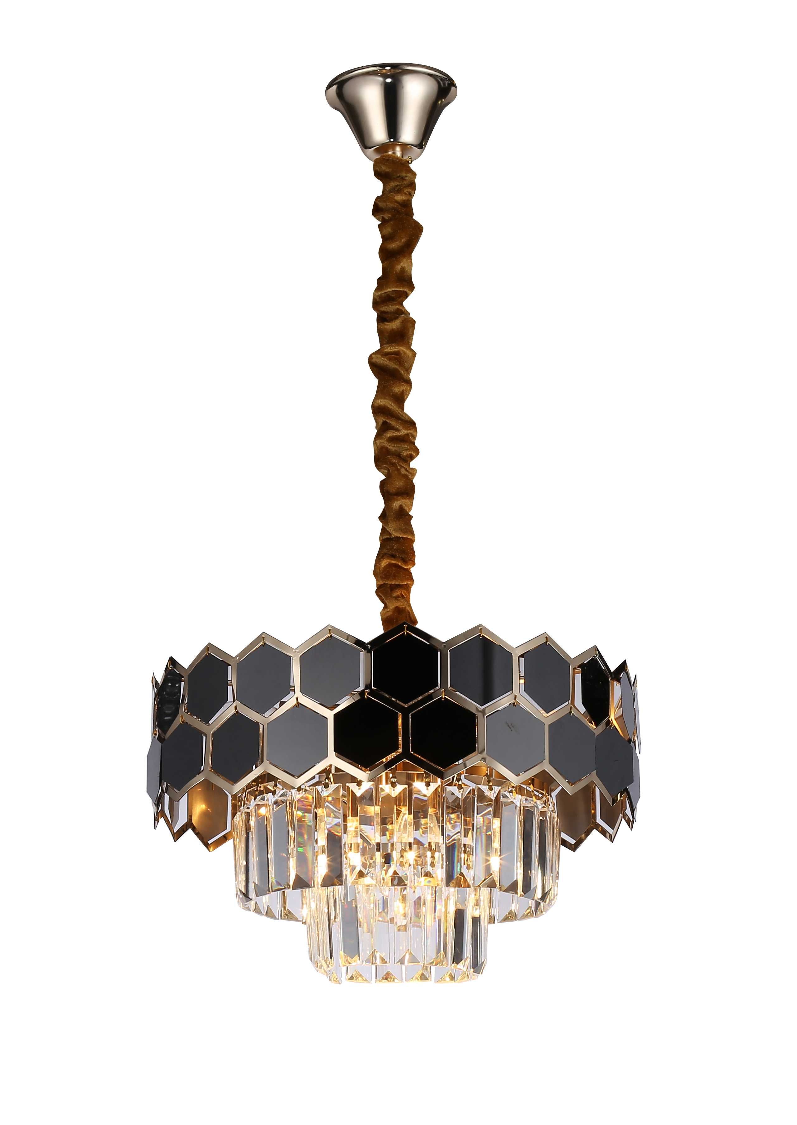 

Люстра NewRgy 26016/4+2 BLACK+GOLD