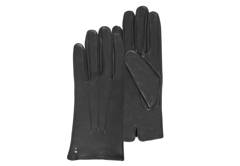 фото 85156 перчатки smartouch кожа черный/ noir, р.7 nobrand