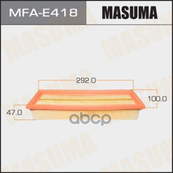 

Воздушный фильтр Masuma (140) PEUGEOT 406 V1600, V1800 95-04 MASUMA MFAE418