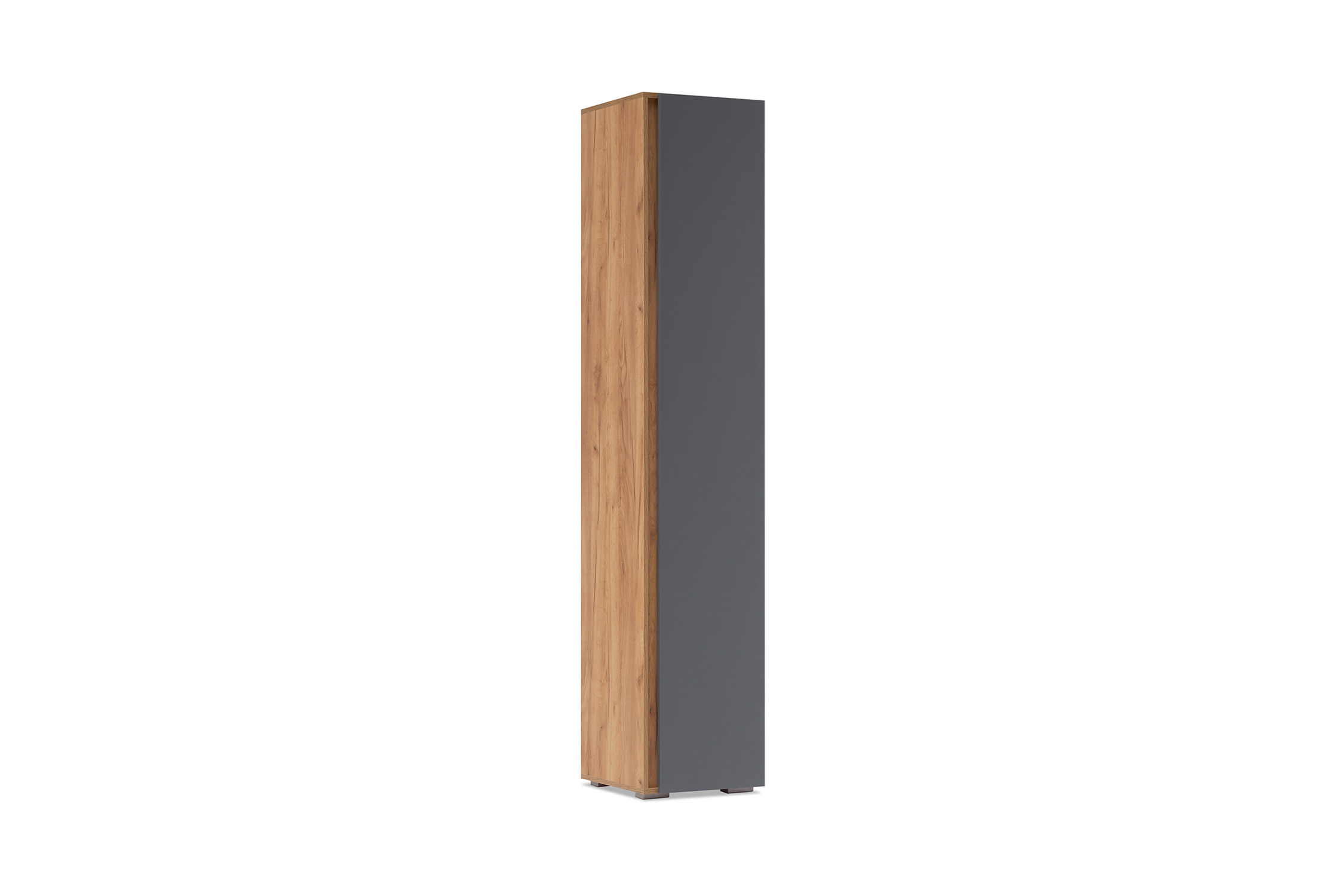 

Шкаф НОНТОН Ирма Серый графит/Дуб крафт золото 40x46x210 см, Ирма