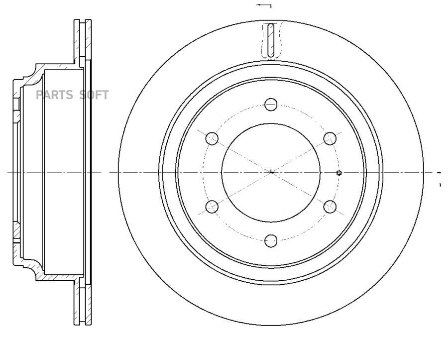 

Диск тормозной вентилируемый G-brake GR-02149