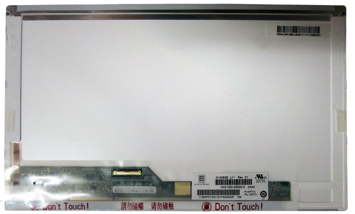 

Матрица OEM для ноутбука N140BGE-L11 (10011116V), совместимая с p/n: N140BGE-L11