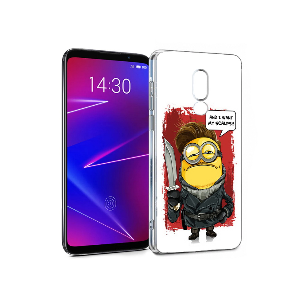 

Чехол MyPads Tocco для Meizu 16 миньон убийца (PT136611.84.477), Прозрачный, Tocco