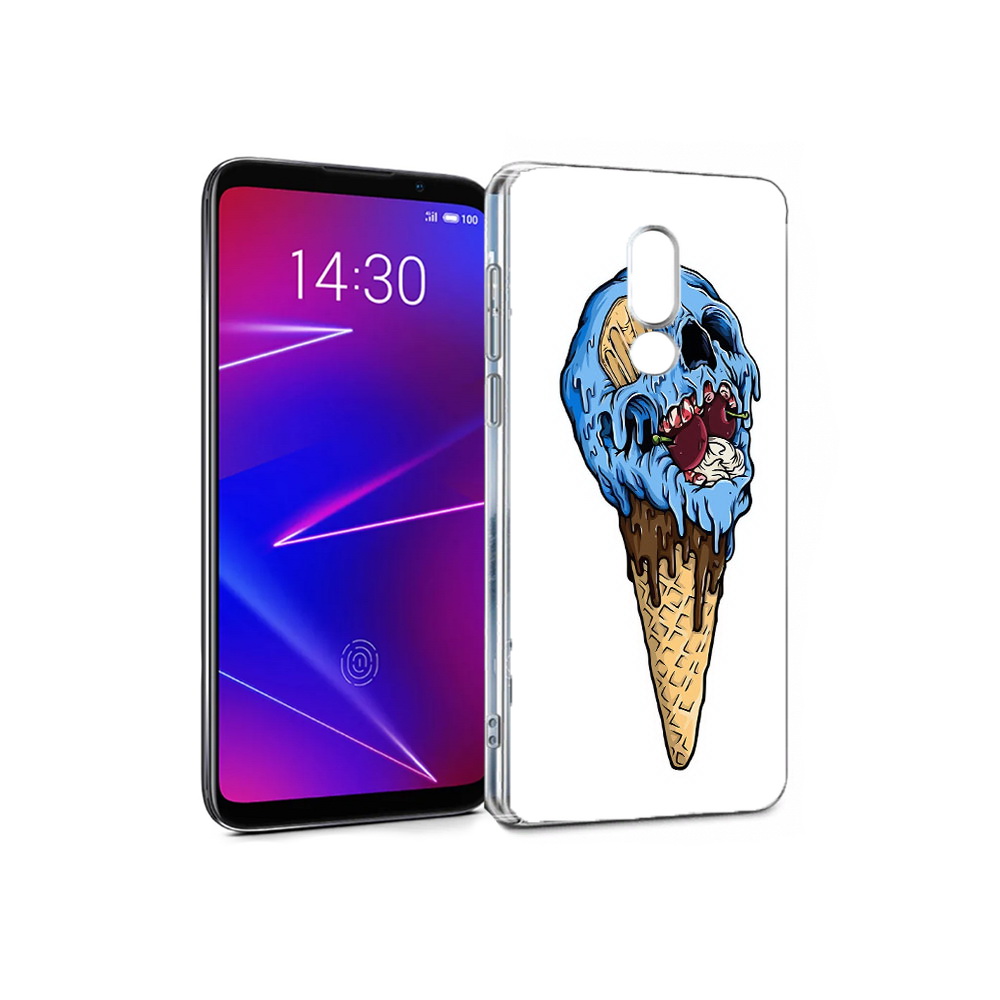 

Чехол MyPads Tocco для Meizu 16 мороженное череп (PT136611.84.484), Прозрачный, Tocco