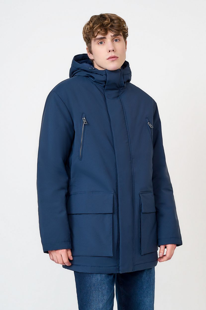 

Куртка мужская Baon B5323511 синяя 2XL, Синий, B5323511