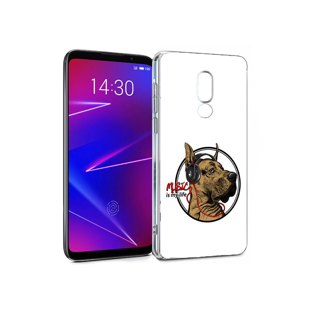 

Чехол MyPads Tocco для Meizu 16 музыкальная собака (PT136611.84.490), Прозрачный, Tocco
