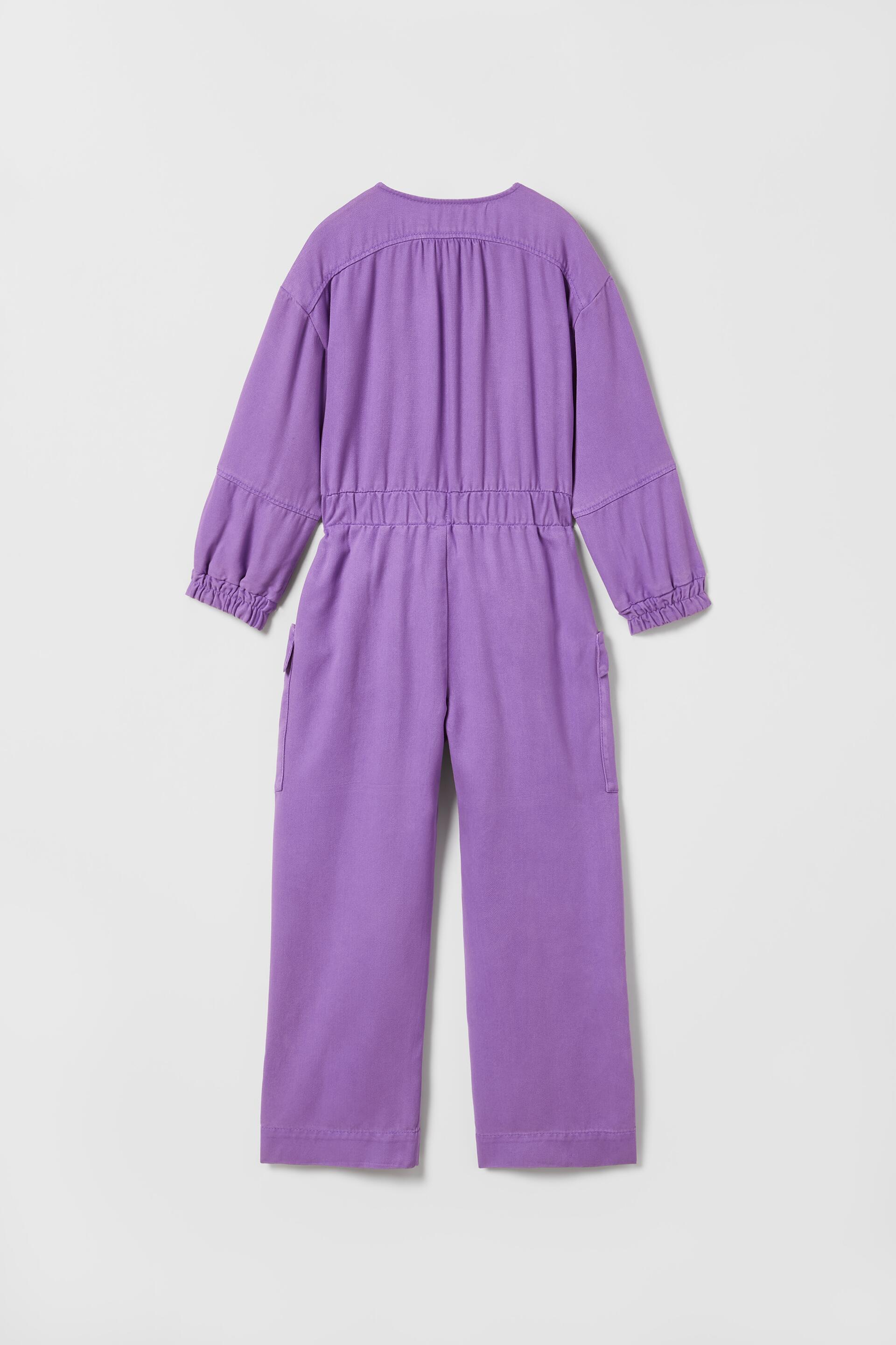 

Комбинезон детский ZARA 0619754961107, фиолетовый, 122 (доставка из-за рубежа), 06197549611